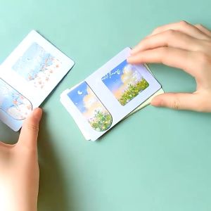 Painting Magnetic Bookmark 油画磁性书签 Penanda Buku Kertas Comel Hadiah Murid Cute Magnet Bookmark Stationery Student Page Clip