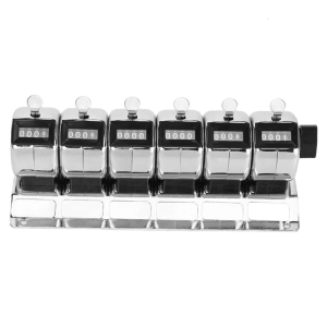 ตัวนับเชิงกล4หลัก6ตัวพร้อมตัวสเตนเลสสตีลสำหรับการนับอุตสาหกรรมที่แม่นยำหรือกลางแจ้ง