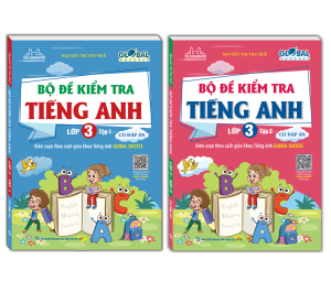 combo 2c GLOBAL SUCCESS - Bộ đề kiểm tra tiếng Anh lớp 3 tập 1+2 - Có đáp án