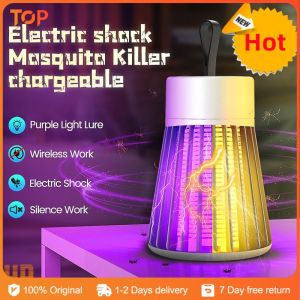 Mosquito Killer Lamp Rechargeable Portable Electric Repellent LED Quiet Non-toxic Pest Killer