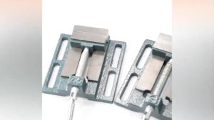 3/4/5/6 inch Cast Iron Vise Flat Nose Pliers Bench Clamp Fixed Precison Drilling Jig For Wood Working