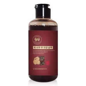 【No silicone oil】Polygonum Multiflorum Hair Shampoo Effective White Hair Turns To Black Hair Shampoo Natural Plant Black Hair Shampoo