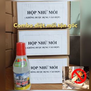 COMBO DIỆT MỐI GỒM : 3 HỘP NHỬ MỐI VÀ THUỐC DIỆT MỐI PMC90DP XANh HIỆU QUẢ 100%