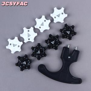 JCSYFAC 14 đinh tán Giày golf + 1 cờ lê thay thế Xoắn nhanh cho đinh tán Giày Golf bền và mỏng phụ kiện Golf
