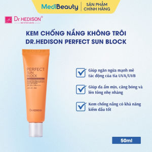 Kem chống nắng không trôi ngăn ngừa tia UVA/UVB cho da Dr.Hedison Perfect Sun Block