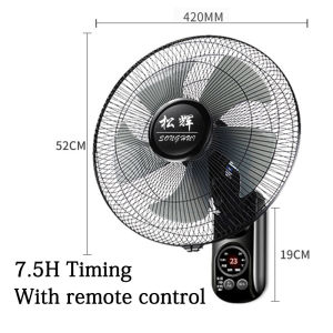 30 Inches Inverter High Power Industrial Fan Big Wind 3 Speed Stand & Wall Mount Cooling Fan For Factory Warehouse Commercial Use