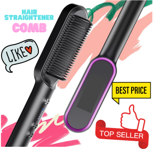 Pang Unat ng Buhok Unat sa Buhok Hair Straightener Comb Stret Hair Hot Hair Comb Hair Iron Hair Straightening Electric Hair Straightener Comb Hair Straightening Brush Straightener Iron Brush Styling Comb Straight Curler Styling Tool Hair Styler Suklay