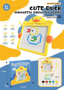 Topstudio Baby Go Magnetic Drawing Board Educational Toy for Boys Girls 3 4 5 6 Years Old Large Doodle Board with Magnetic Pen and Learning Cards Parent-child Interactive Games