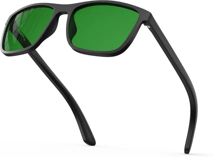 Bloomoak Green Light Migraine Relief Glasses – Blue Light Filtering Eyewear Designed to Reduce Visual Triggers, Screen Comfort for Work & Daily Use