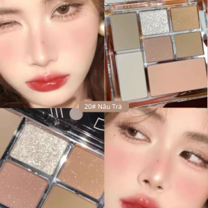 Bảng Phấn Mắt MEIBAOGE 7 Ô Nhũ Kim Tuyến Siêu Xinh Màu Đẹp Lung Linh Lâu Trôi