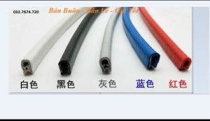 Cuộn 5m Gioăng Cao Su Nẹp Viền Cửa Chữ U Lõi Thép Chống Va Đập Trầy Xước Cánh Cửa Ô Tô