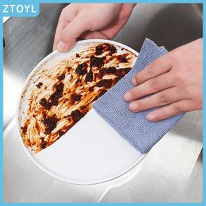 ZTOYL 20PCS Box Microfiber Towel Absorbent Kitchen Cleaning Dishcloth Non-stick Oil Dish Rags Napkins Tableware Home Cleaning Towels