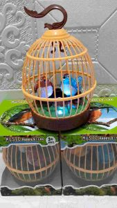 BRO1261 MAINAN BURUNG SANGKAR MUSIC happy bird ( SENSOR TEPUK TANGAN ) BRO 1261