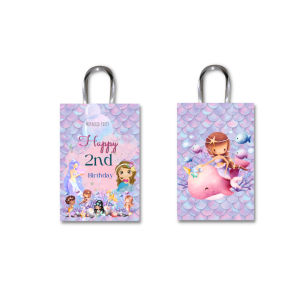 Mermaid Candy Bag Accessories Happy Birthday Party Decorations Giveaways