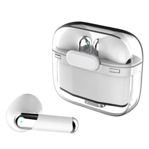 144 Languages Language Translation Earbuds with APP Bluetooth-Compatible 5.3 Smart Voice Translator in Transparent Case