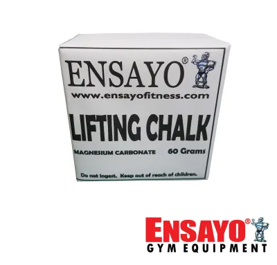 ENSAYO Weight Lifting CHALK Magnesium Carbonate BLOCKS Grip Support MgCO3 Competition Grade Powder ( Athletic Weightlifting Fitness Chalks/Powerlifting Mountain/Wall Climbing Gymnastics Strongman Sports/Non-Slip Cubes ) Weights Barbell DB KB Gym Accessory