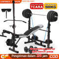 Epic Finds Bench Press Besa Adjustable Multi Gym Weight Bench Barbell Alat Olahraga Rumahan Fitness Gym. 
