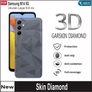 Skin Carbon Samsung M14 5G Back Skin Diamond Transformers Transparan 3D