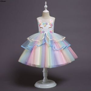 🪴 พร้อมส่ง🇨🇷 ชุดยูนิคอร์น ชุดโพนี่ สีรุ้ง สไตล์เจ้าหญิง no.u02