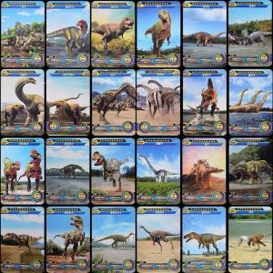 Loveoff dinosaur card new 168 full star card collection books animal cognition early education Tyrannosaurus rex childrens toys