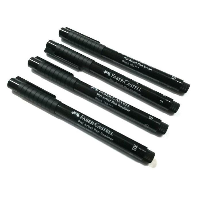 Faber-Castell PITT Artist Pen Manga Black Set with Pigmented