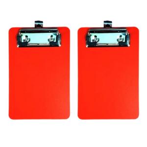 2 Pcs Document Clipboard with Hanging Hook Small Clipboards Plastic Clipboard Writing Board