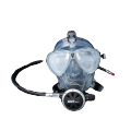 TYLER Diving Mask Professional Full Face Mirror Tempered Glass Anti Fog Liquid Silicone Sewage Operation Submersible Surface Masks. 