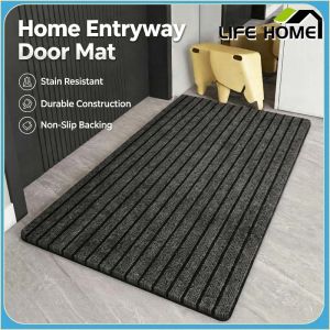 Home Door Mat Anti Slip Absorbent Oil Absorbing Can Be Cut Living Room and Kitchen Mat