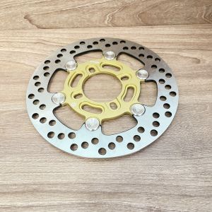 Đĩa rembo khoen inox 304 size 220mm lắp như zin 4 lỗ thông dụng lắp được mọi xe màu anode