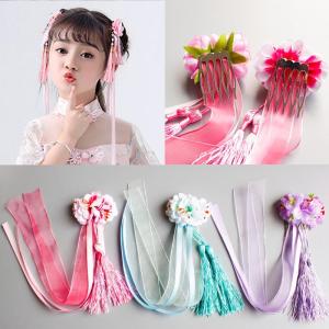 Combo 2 kẹp tóc tua rua dài phong cách trung hoa đáng yêu