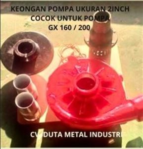 Keong Pompa Pemadam Model Trompet Komplit Dudukan 2" Robotec DMI