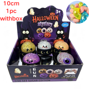 Siopao Dumpling Halloween Blind Box Squishy Toy Ghost Pumpkin PH Ready Stock