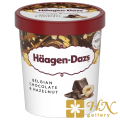 Ready Stock Haagen-Dazs Belgian Chocolate & Hazelnut Mini Cup 81g/100ml (Klang Valley Only). 