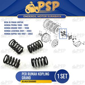 Per Rumah Kopling Grand (Set isi 4) - Pir Peer Kampas Kopling House Honda Astrea Legenda Prima Supra