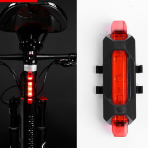 SASUMA Lampu Belakang Sepeda LED USB Rechargeable Anti Air Lampu Sepeda USB+Kabel cash