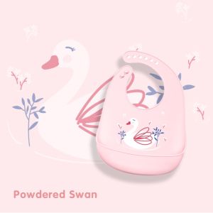 Celemek Makan Bayi Waterproof Silikon Food Grade Baby Bib Slaber BPA Free CJ042