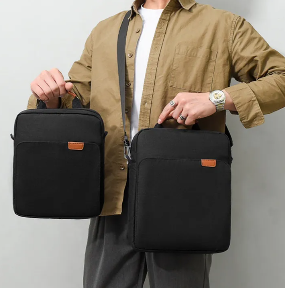 14 Inch Waterproof Laptop Tablet Sleeve Designer Fashion Men Bag with  Shoulder Strap Multi Pocket Lazada PH