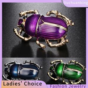 [COD] liuchuanbing Jewellery Vintage Lady Brooch Beetle Animal Insect Shirt Brooch Pin Women Jewelry
