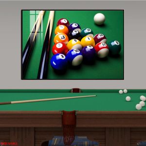 Tranh Laminate Tráng Gương - Tranh Treo Tường Trang Trí Quán BIDA Billiard