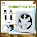 Exhaust Fan 6/8/10/12 inch Household Exhaust Fan Bathroom Toilet Kitchen Exhaust Fan Bass Ventilation Durable. 