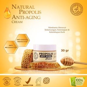 Propolis Anti Aging Cream 30g by Kebun Efi (Krim Anti Penuaan)