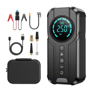 Electric Portable Air Pumps Wireless Tyre Inflator 60W Bicycles Car Motorcycle Cordless Air Compressor