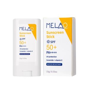 Sun Stick SPF 50+ Whitening Sunscreen Stick UV protection Waterproof Sun Block Stick Refreshing Non-greasy Sunblock For Face 15g