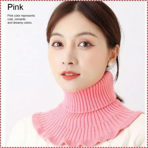 Silk Scarf Fashion Shoulder Small Shawl Neck Brace Keep Warm Fleece Layer Turtleneck Urban White Collar