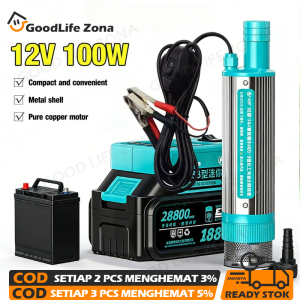 Pompa Air Celup Mini 38mm 100W DC12V Diesel Solar 30L/M