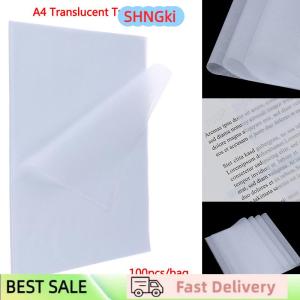 SHNGki 100pcs A4 Translucent Tracing Paper Copy Transfer Printing Drawing Paper Sheet