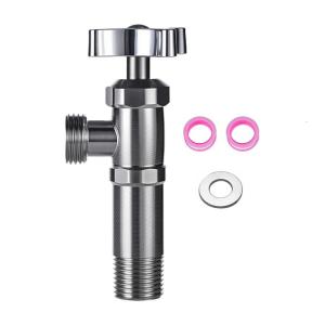 Stainless Steel Water Heater Valves Full Open Designs for Maximums Flows Rate Stainless Steel Bathroom Kitchen Use