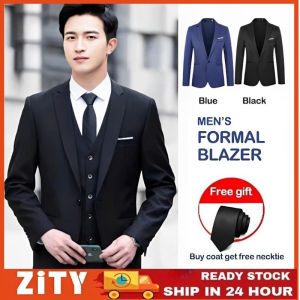 ZITY Mens Oversized Slim Fit Blazer Suit Formal Tuxedo Set Ideal for Business and Outerwear
