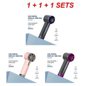 VIVOLILV 【PH STOCK】USB Rechargeable Mini Turbine Fan 100 Gear High Speed Portable Pocket Handheld Cooling Fan