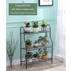 Plant Stand Home Storing Plants Flowers House Indoor Plant Rack Outdoor Garden Metal Flower Pots Display Holder